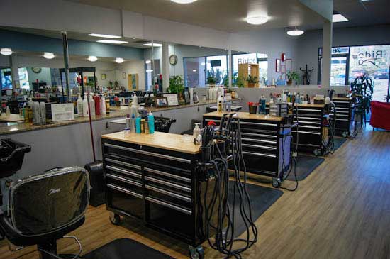 The Ridge Hair Design salon interior 1