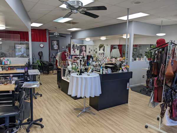 The Ridge Hair Design interior of salon.